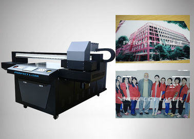 Ψηφιακή μηχανή εκτύπωσης επίπεδης επιφάνειας UV 1,5 KW με Epson DX7 για σχεδιασμό συσκευασίας
