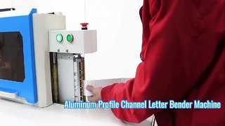 Μηχάνημα Bender Letter Channel Προφίλ Αλουμινίου