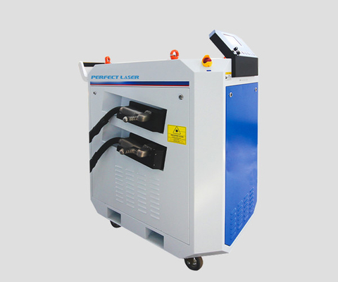 Perfect Laser 1000W 1500W 2000W 3000W Φορητή Μηχανή Καθαρισμού Laser Διπλής Κεφαλής για Μεταλλικά Υλικά, Πλάκες από Ανθρακούχο Χάλυβα