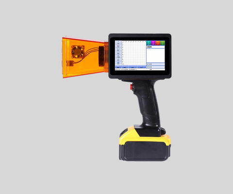 Μίνι φορητή φορητή μηχανή κωδικοποίησης λέιζερ για μέταλλο / πλαστικό / ξύλο / δέρμα / πλακάκι